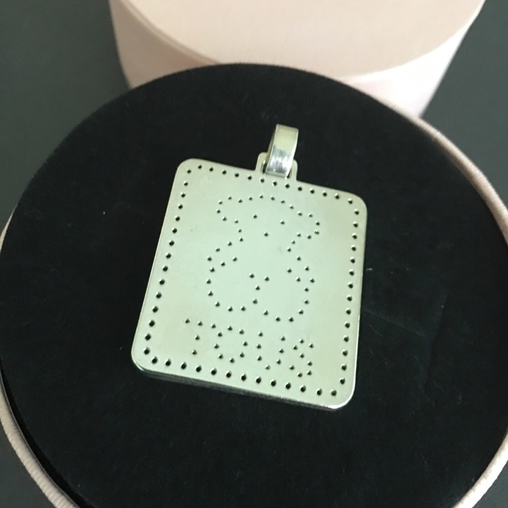 TOUS authentic silver pendant dots teddy 38Mm
